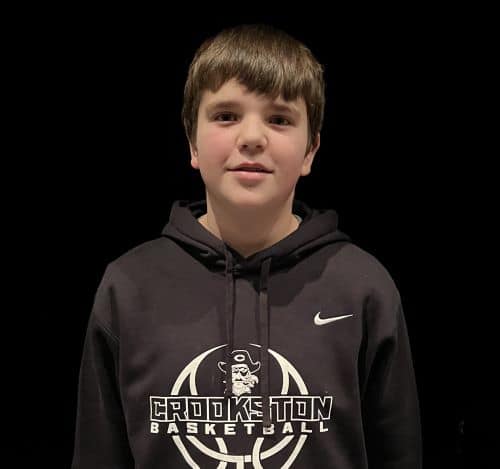 Odin Prudhomme wins the Crookston School District Spelling Bee