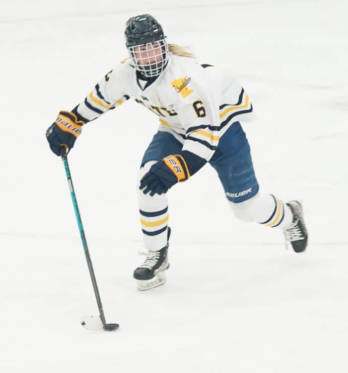 Crookston Girls Hockey falls to Roseau in overtime