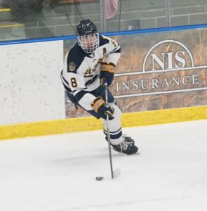 Crookston Boys Hockey allows four third period goals in loss to Roseau