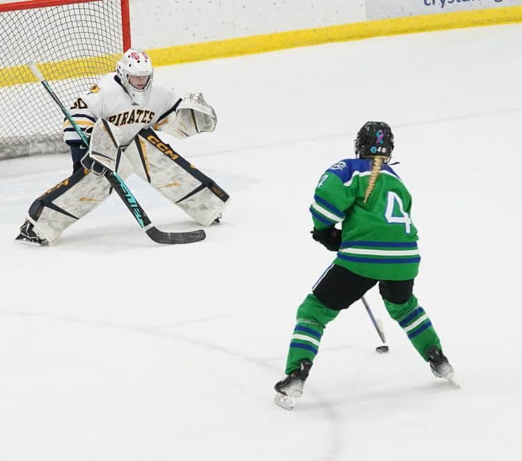 Crookston Girls Hockey skates to a 0-0 tie against Sartell/Sauk Rapids in regular-season finale