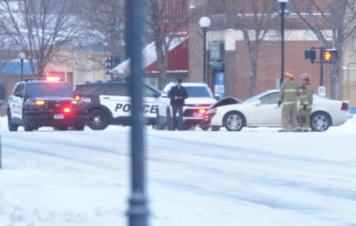 Crookston Police respond to accidents on Wednesday