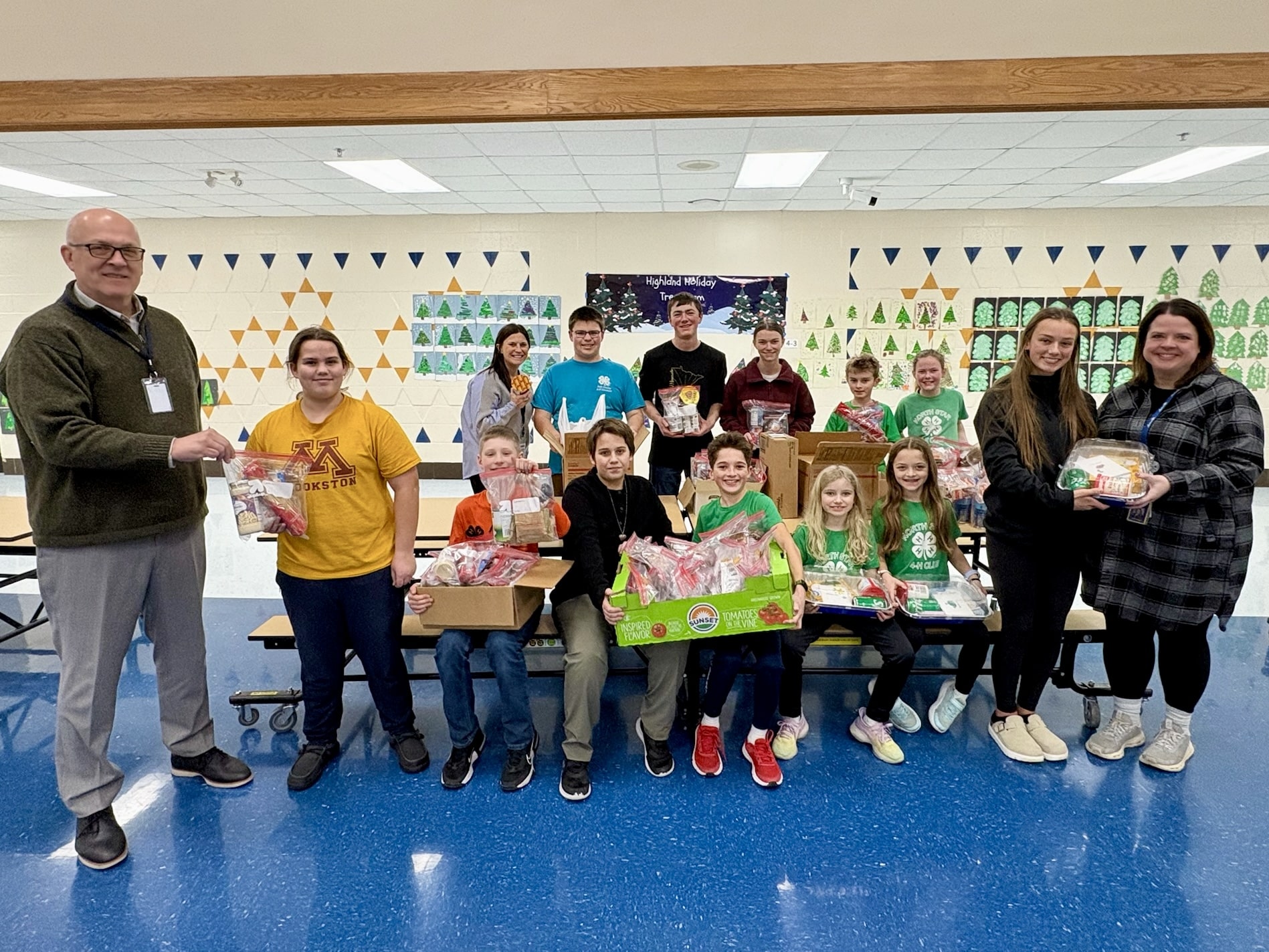 North Star 4-H Club packs 254 meal kits for the community