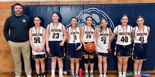 Crookston 5th grade girls basketball wins the Argyle Lions Tounament