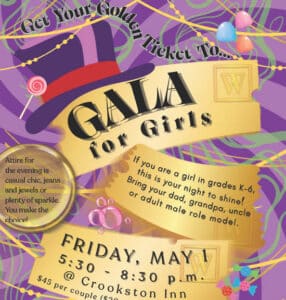 Gala for Girls to be held May 1, register now through April 17