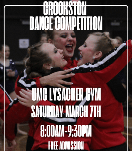 Crookston Just For Kix to host a competition on March 7