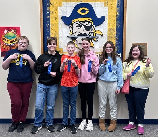 Crookston Middle School Knowledge Bowl team wins their own competition