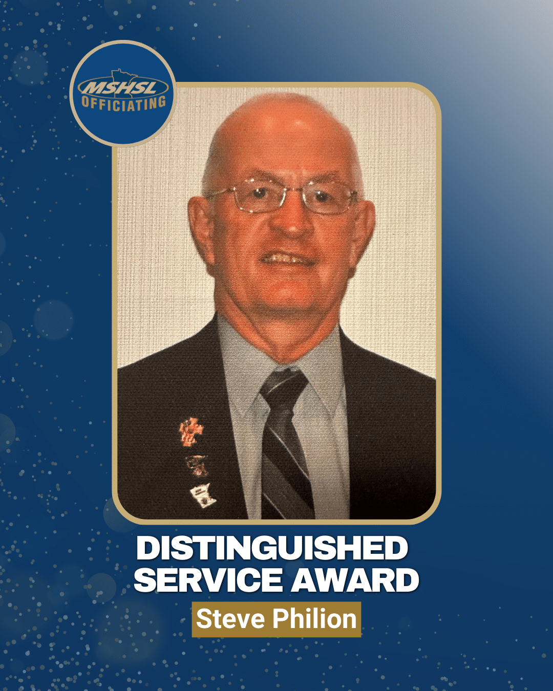 Red Lake Falls’ Steve Philion is one of nine to be honored with the MSHSL Distinguished Service Award