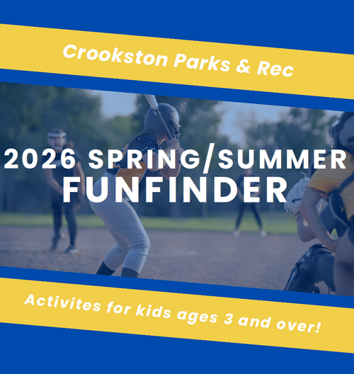 Crookston Park and Rec Summer Fun Finder now available