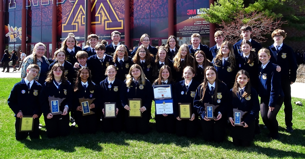 Crookston FFA brings home a bunch of awards and honors from the State convention