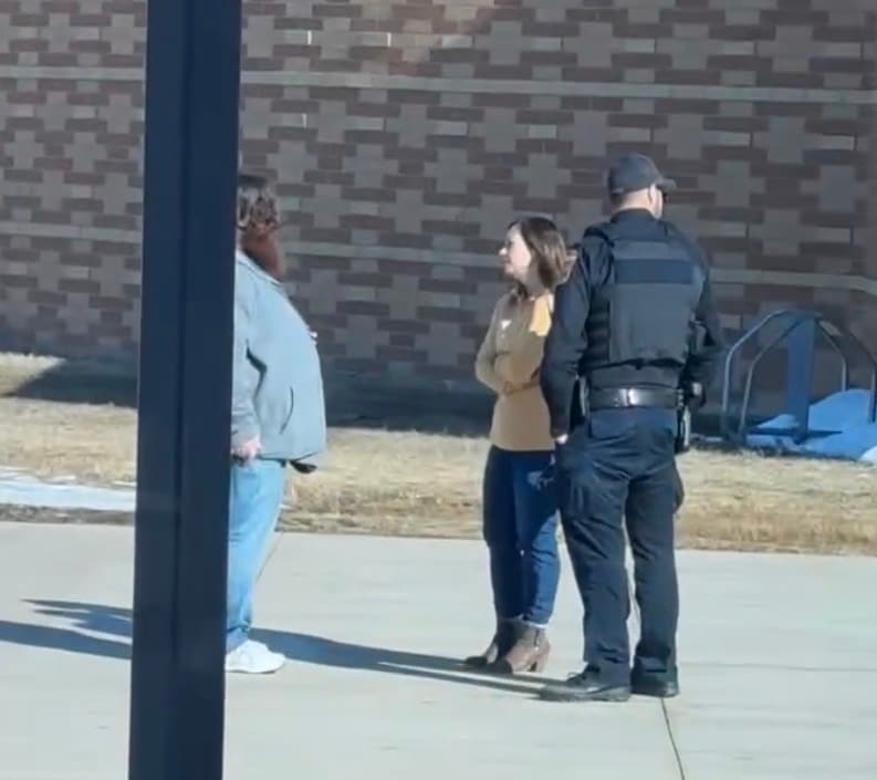 Crookston High School went into temporary lockdown due to a man protesting the closure of Highland School