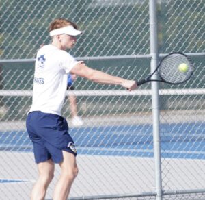 Crookston Pirate Boys Tennis defeats Thief River Falls in big Section 8A matchup