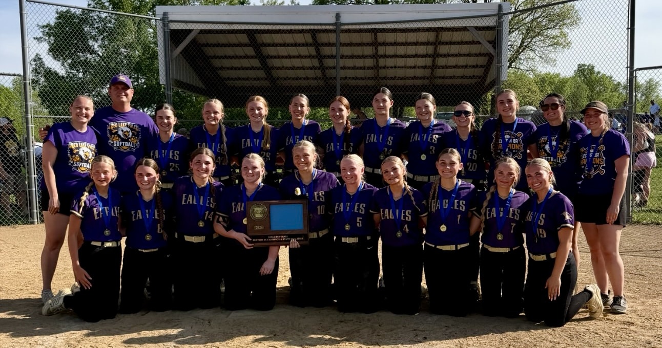 Red Lake Falls beats BGMR for the fifth time this season to win the Section 8A Softball Championship