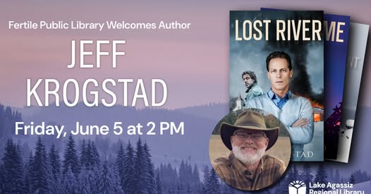 Fertile Public Library to host author Jeff Krogstad on June 5