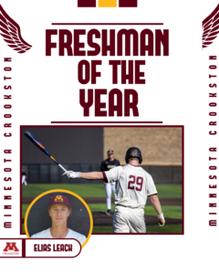 UMC has three named NSIC all-conference, Elias Leach named freshman of the year