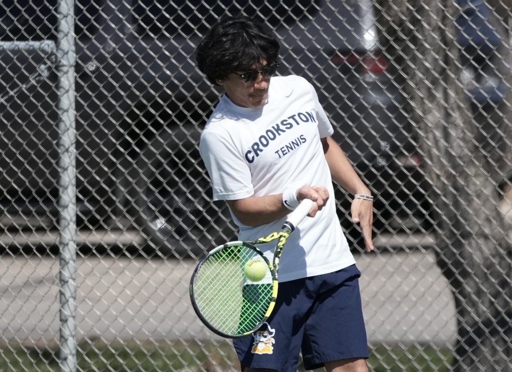 Crookston Pirate Boys Tennis dominate in wins over Fergus Falls and EGF