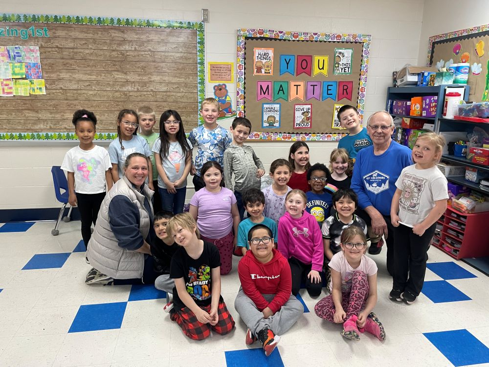 Highland Elementary first graders engage with nature through Get Kids Outdoors