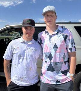 Crookston Pirate Boys Golf’s Garrett Fischer and Evan Shockman advance to the section golf tournament