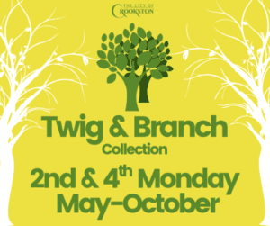 City of Crookston Twig and Branch Bi-Weekly Collection Begins May 11th