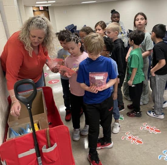 West Polk Soil and Water’s Nicole Bernd visits Highland School for Arbor Day celebration