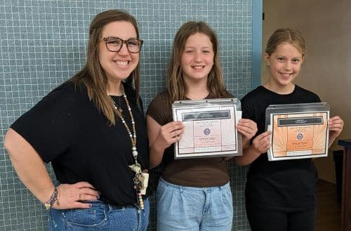 Two Cathedral School students advance to the Catholic Daughters of the Americas National Education Contest finals