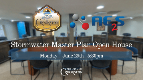 The City of Crookston will host a Stormwater Master Plan open house on June 29