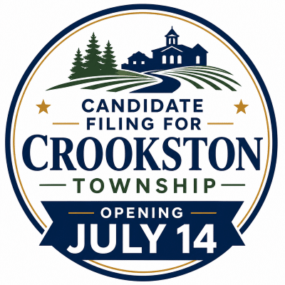 Candidate filing period for Crookston Township positions begins on July 14