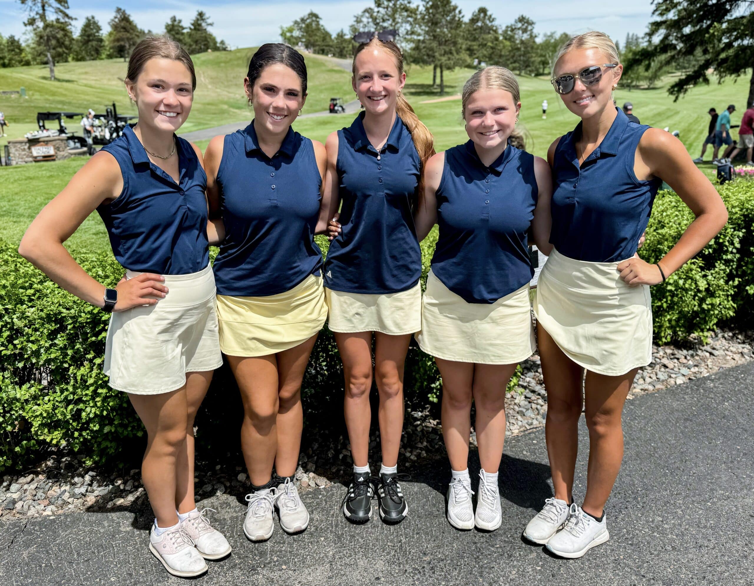 Crookston Girls Golf competes in Day 1 of the Section 8A Tournament