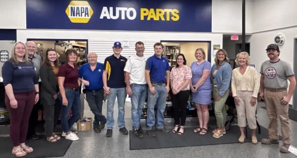 Crookston Ambassadors visit Crookston Welding-Napa Auto Parts