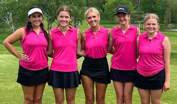 Crookston Girls Golf competes in Day 1 of the Section 8A Tournament