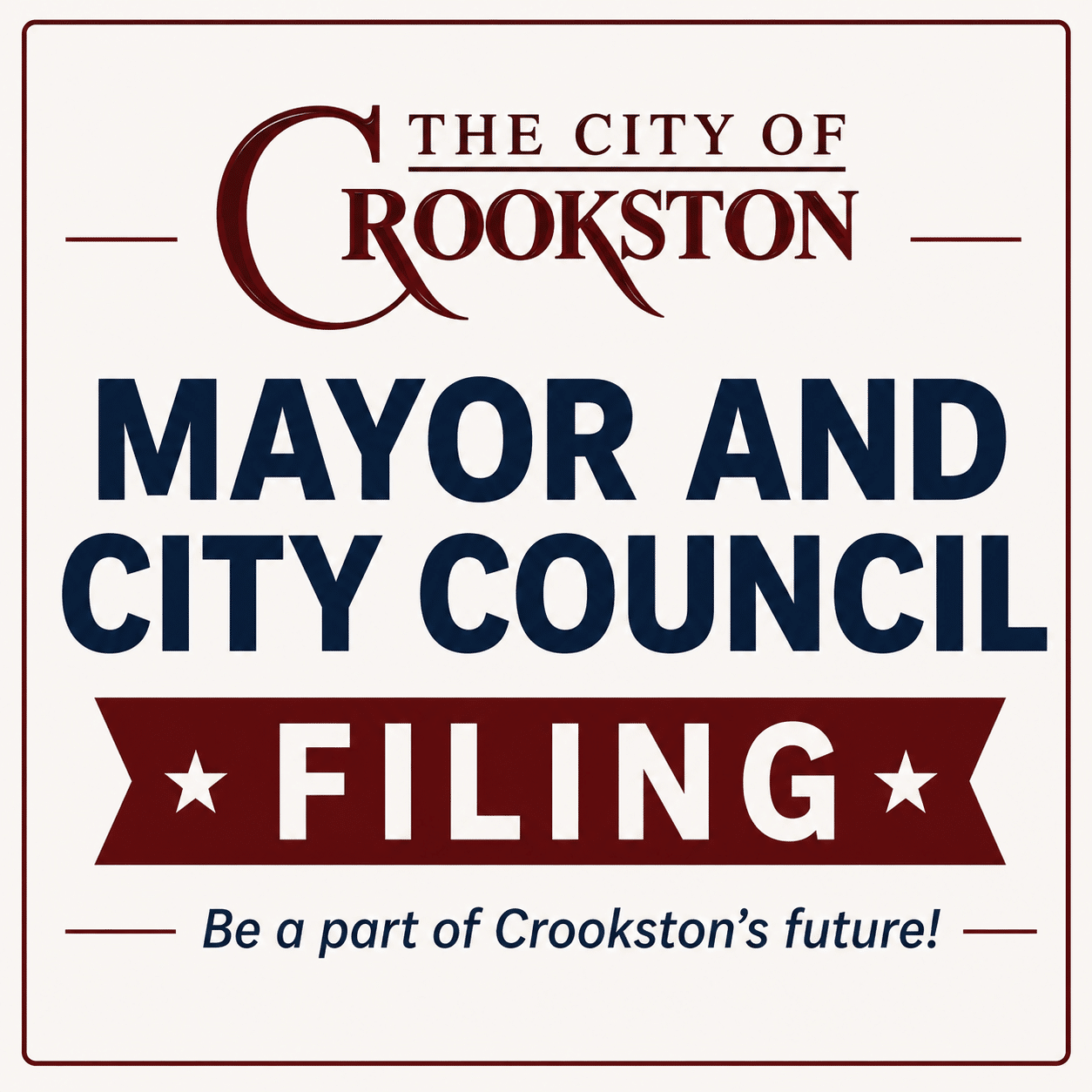 2 file for Crookston mayor, 2 more file for Crookston City Council on the first day of filing