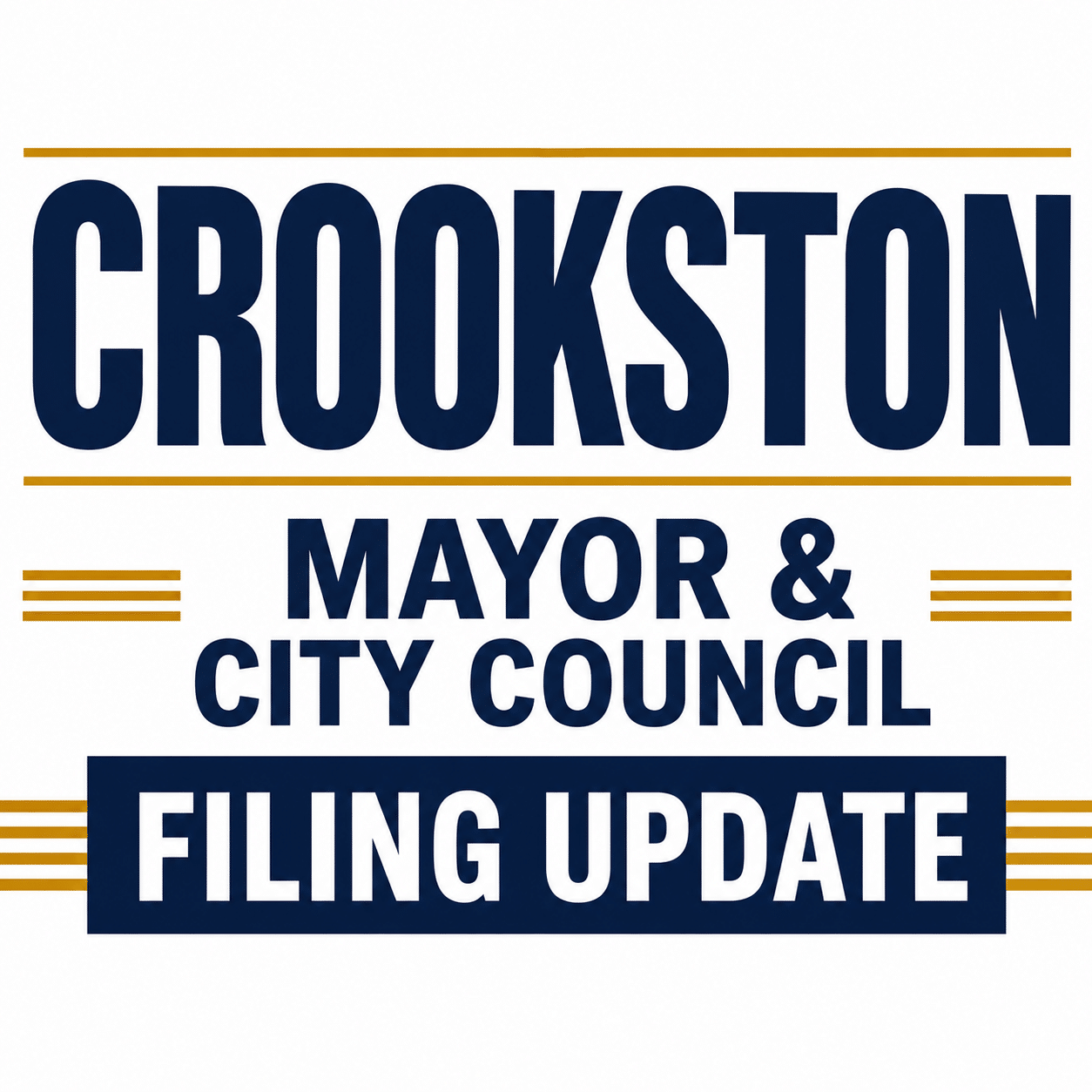8 people file for Crookston City Council, 7 file for Crookston Mayor