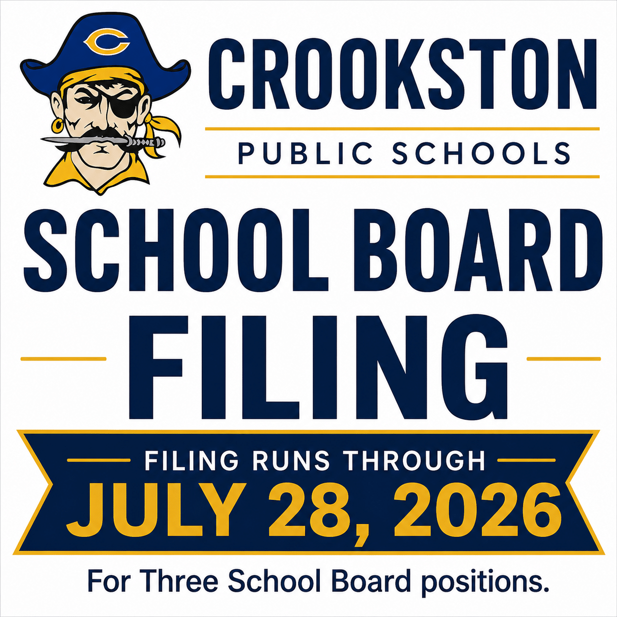 3 file for the Crookston School Board during the first day of candidate filing