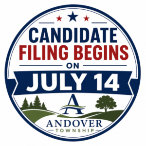 Candidate filing period for Andover Township positions begins on July 14