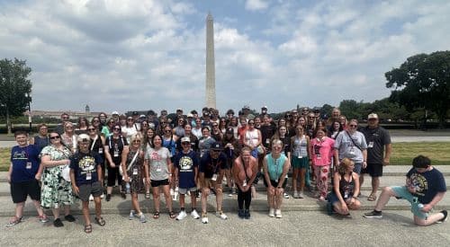 Museum and monument visits highlight the first two days of the Crookston Middle School trip to Washington, D.C.