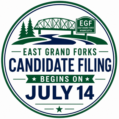 Candidate filing period for City of East Grand Forks positions begins on July 14