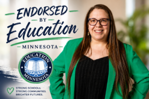Education Minnesota endorses Jennifer Compeau for Minnesota House District 1B