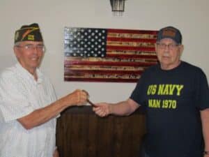 Frank Lindgren steps down as Post Commander for the Crookston VFW Post 1902