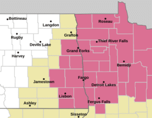 Severe Thunderstorm Watch issued until 9:00 p.m. for NW Minnesota (July 6)