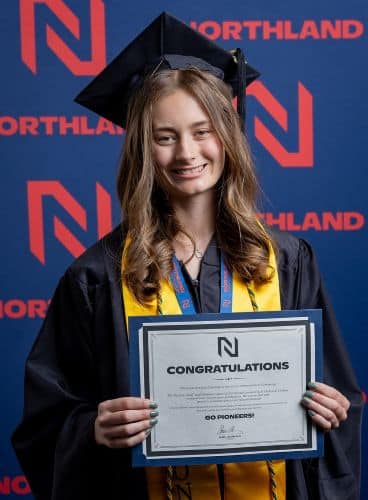 Northland graduate earns perfect score on National Physical Therapist Assistant Licensure Exam