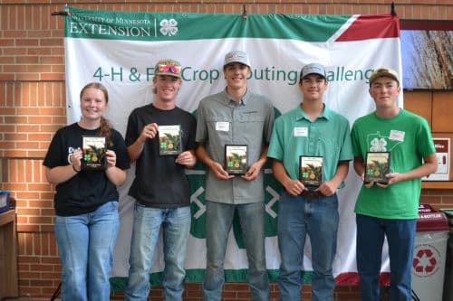 Polk County 4-H wins first place in the senior division at the 2026 Minnesota 4-H & FFA Crop Scouting Competition