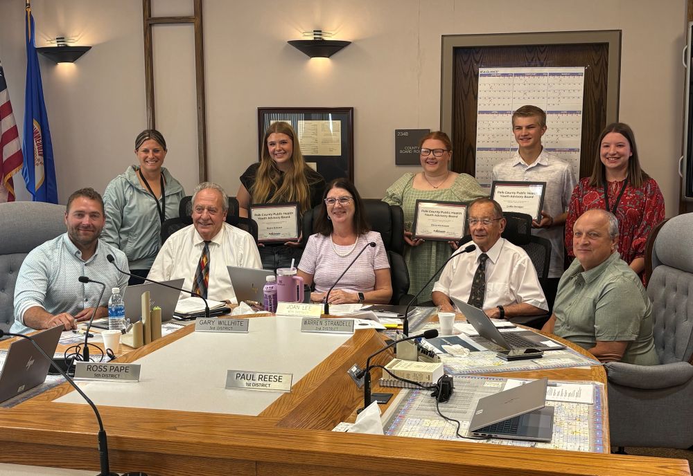 Polk County Board approves Youth Advisory Board appointments and the McIntosh School demolition project at Tuesday’s meeting