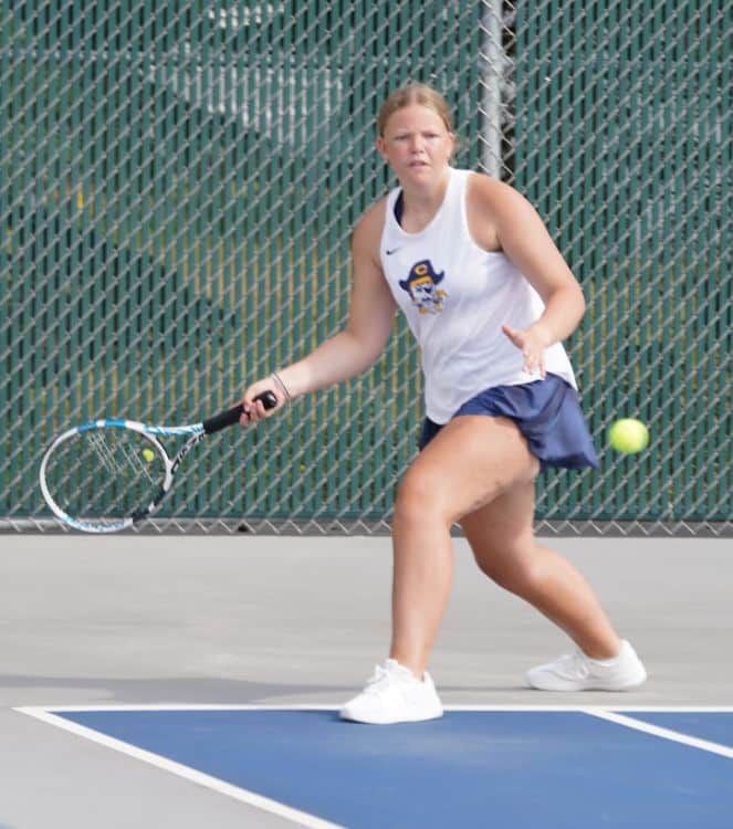 Crookston Pirate Girls Tennis falls to Pequot Lakes and Park Rapids