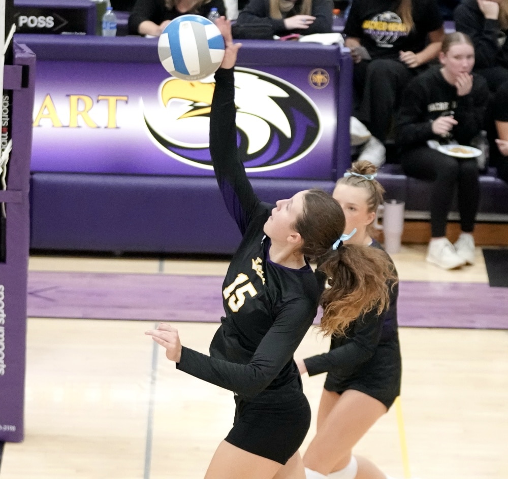 #8 Sacred Heart Volleyball sweeps Climax-Fisher