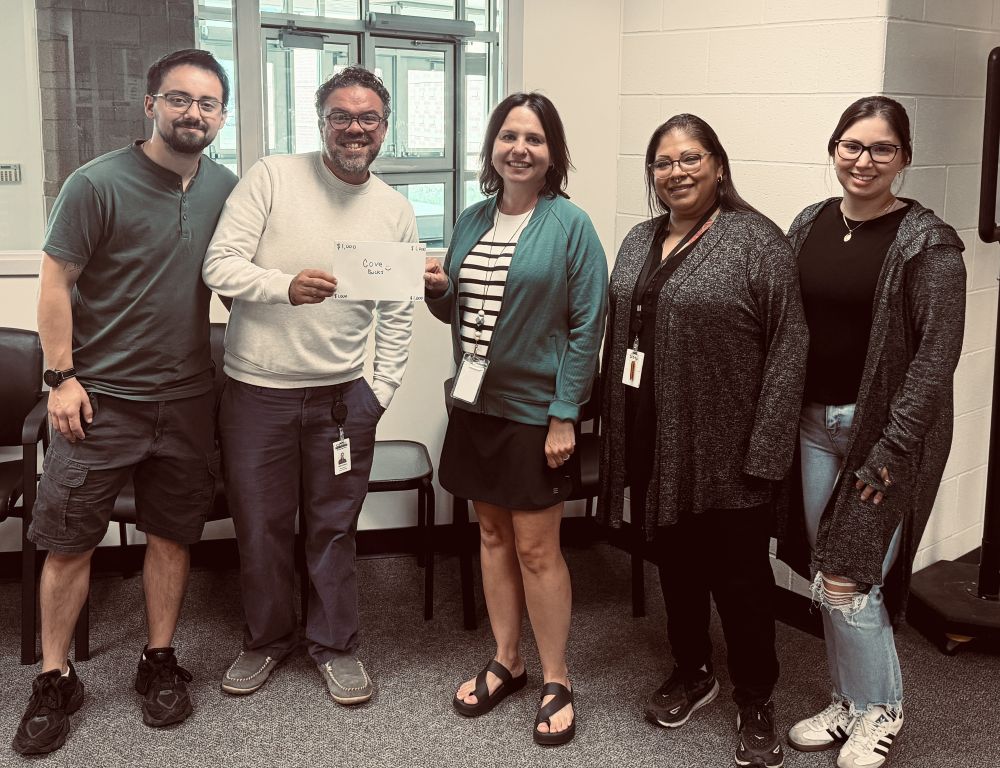 The Cove supports Crookston Public Schools with a $1,000 donation