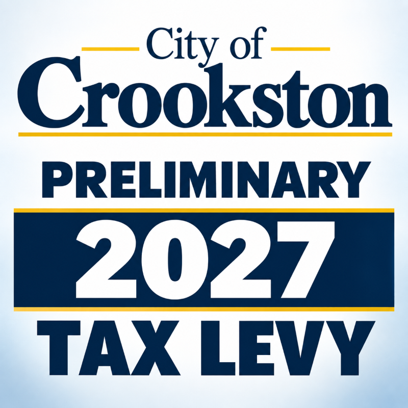 Crookston City Council approves 2027 Preliminary tax levy and sets public budget meeting for December 7