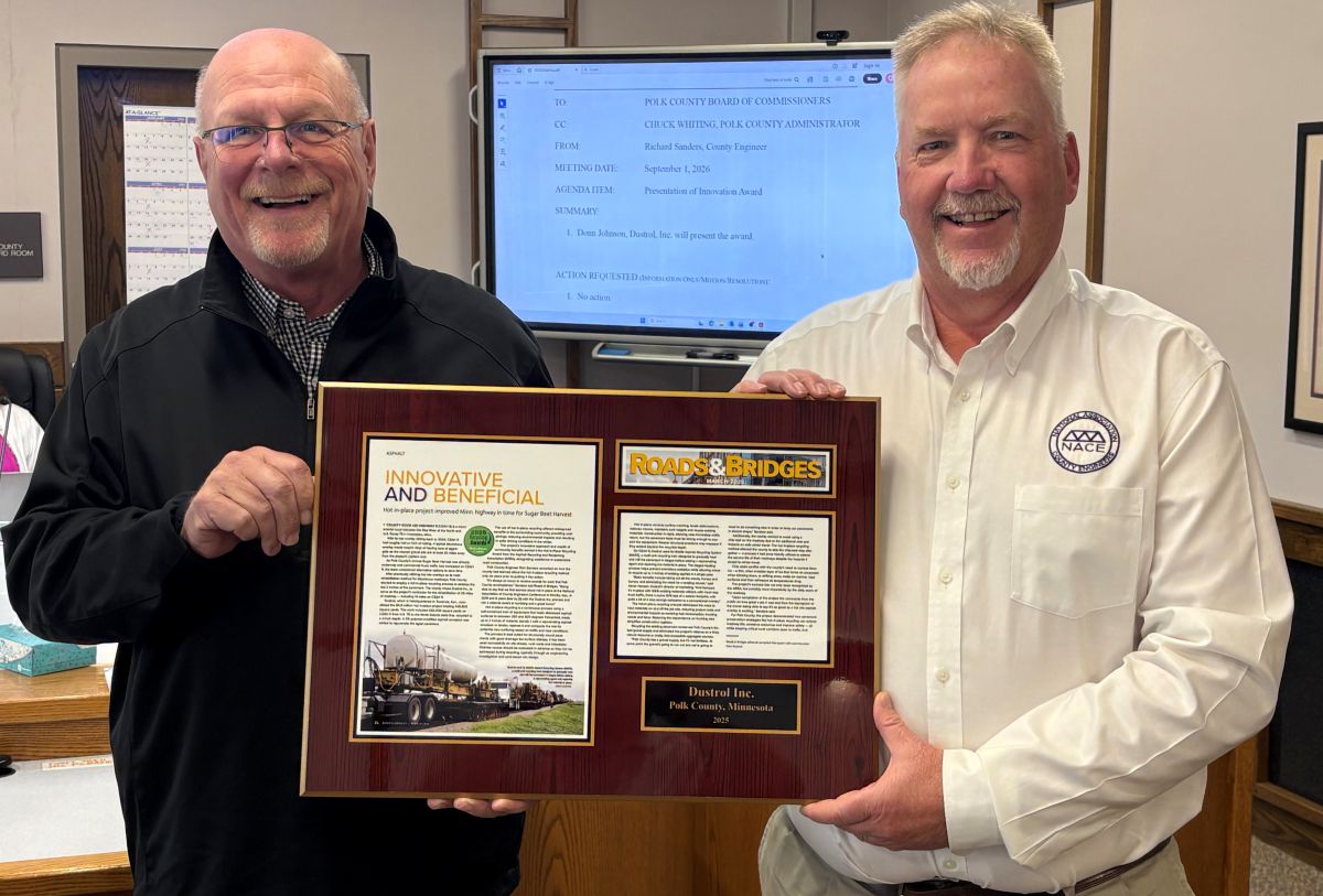 Polk County Commissioners review 2027 PRELIMINARY levy options, and Richard Sanders receives an award during Tuesday’s meeting
