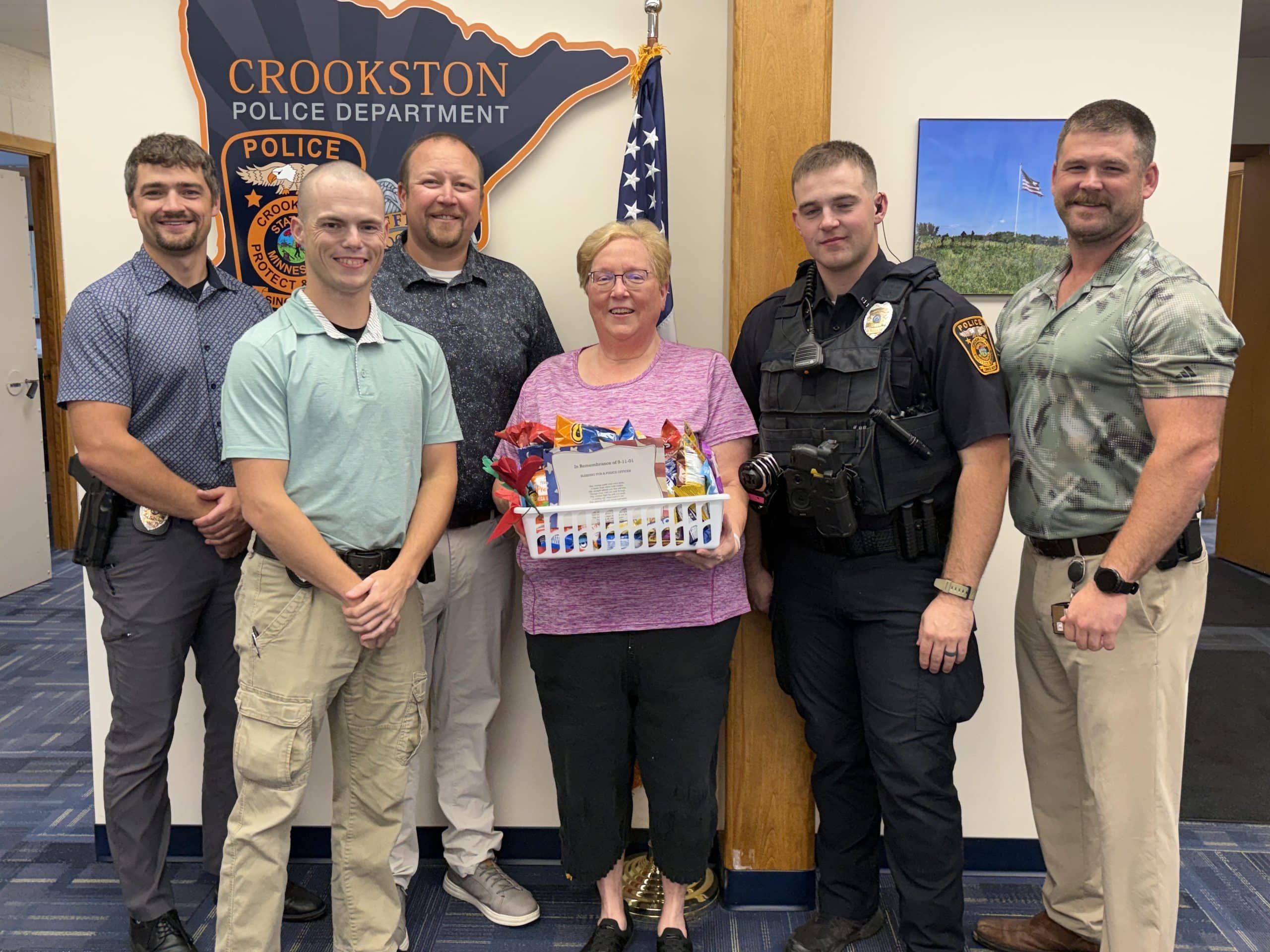 Crookston American Legion Auxiliary thanks Crookston Police, Fire, and Ambulance