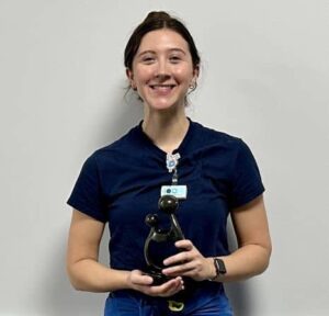 Altru Labor & Delivery nurse Bella Kartch receives DAISY Award for her great compassion