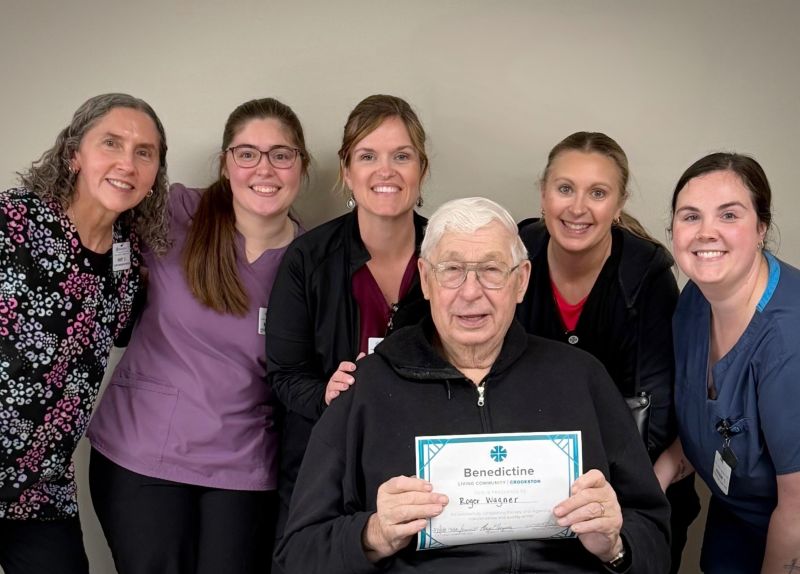 A journey to recovery: How rehabilitation at Benedictine Living Community-Crookston helped Roger Wagner return home