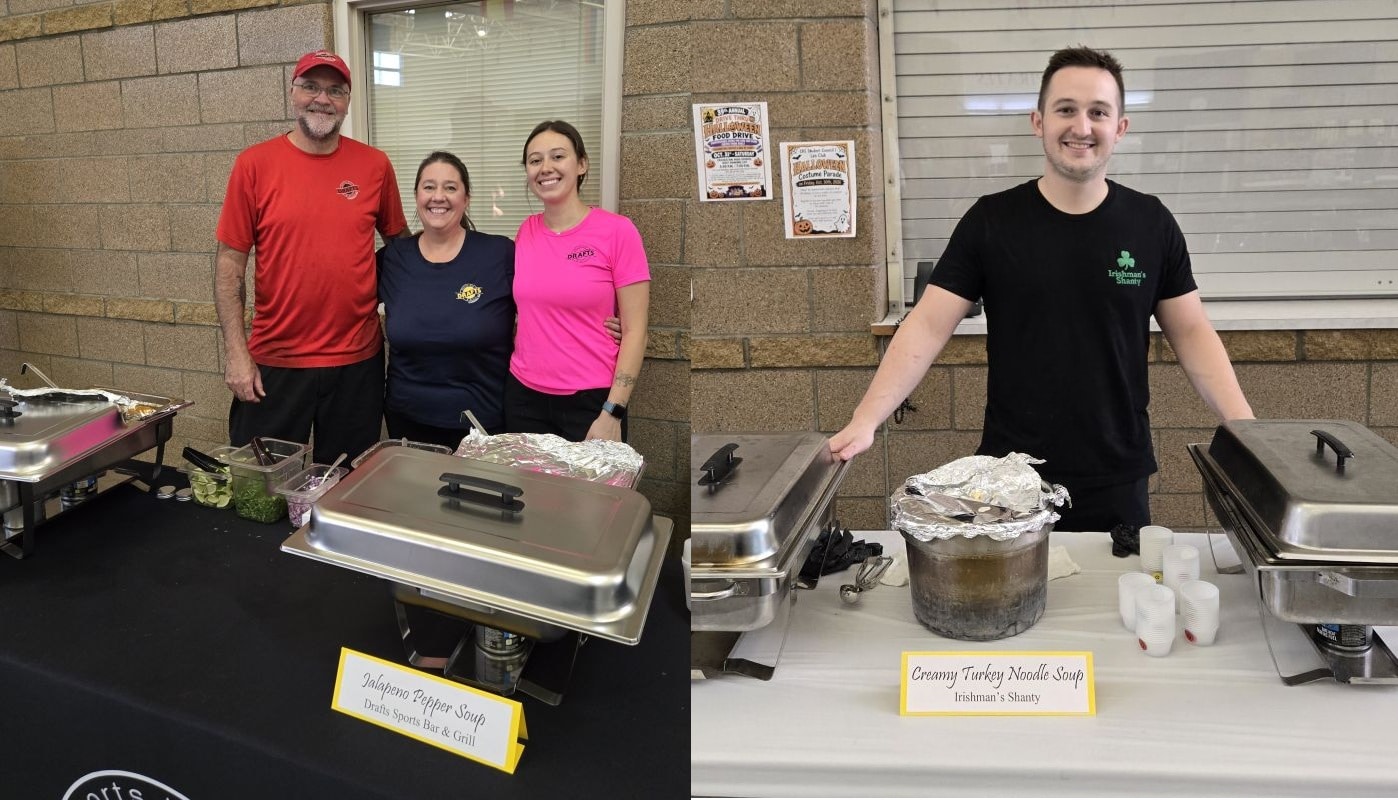 Drafts Sports Bar and Grill and Irishman’s Shanty selected as winners of the United Way of Crookston’s 25th Annual Soup and Chili Cook-off